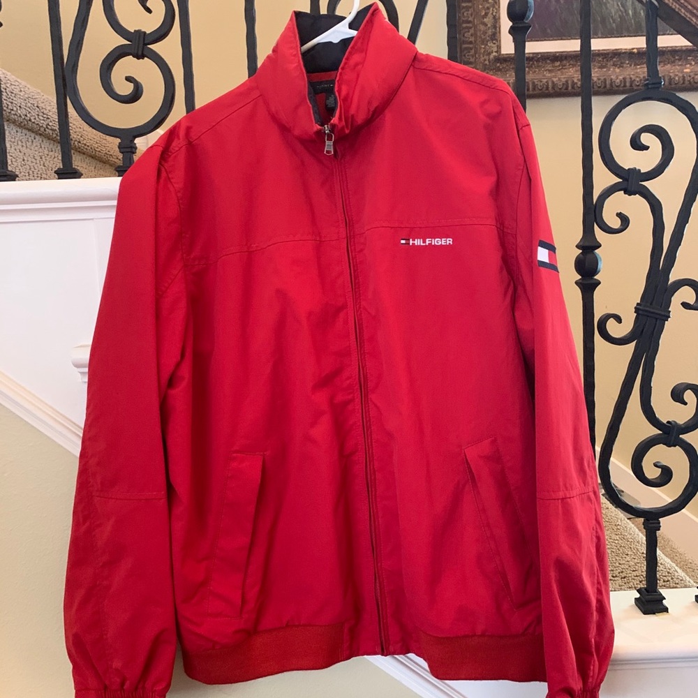Tommy Hilfiger red jacket